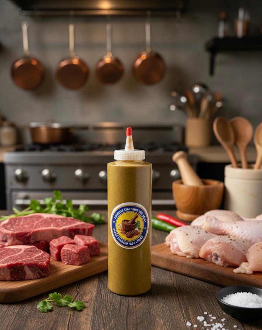 Caribbean Meat Seasoning / Sazon Caribeño para Carne /  Epis Karayib pou Vyann