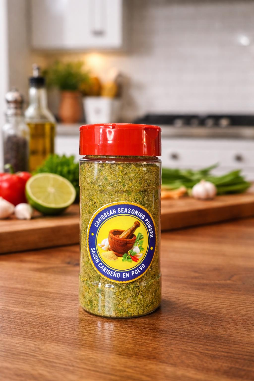 Sazón Caribeño en Polvo para Todo Uso /Caribbean All-Purpose Powder Seasoning/Epis Karayib an Poud pou Tout Itilizasyon